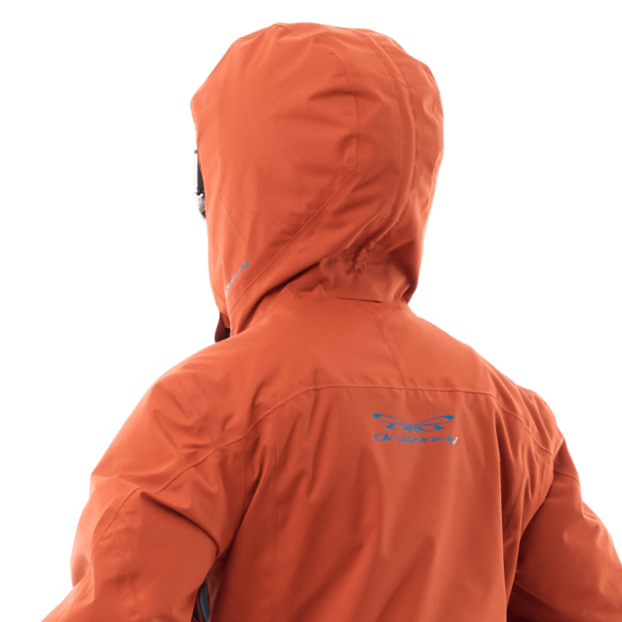 Куртка горнолыжная утепленная Dragonfly Gravity Man Brown - Blue