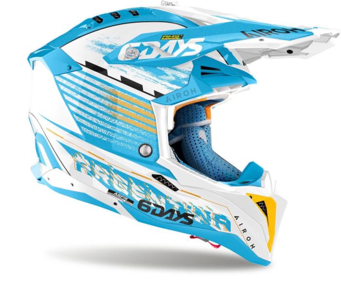 Кроссовый шлем Airoh Wraaap Sixdays Argentina 2023 Gloss