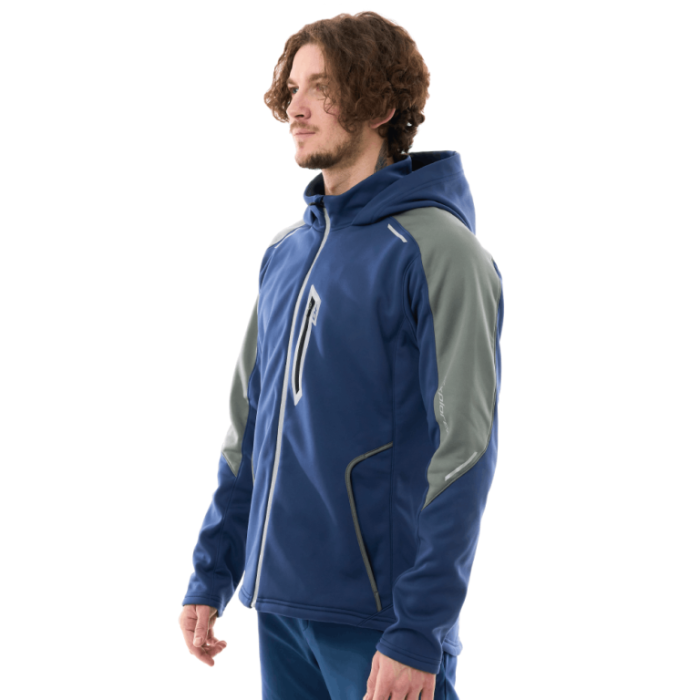 Куртка с капюшоном Dragonfly Explorer 2.0 Man Grey - Ocean 2024
