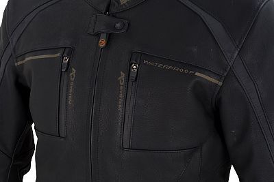 Мотокуртка кожаная Bering Mendes Black