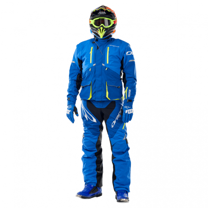 Куртка Эндуро Dragonfly Freeride Blue-Yellow
