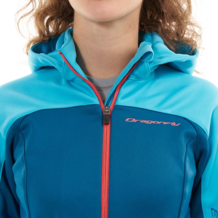 Куртка с капюшоном Dragonfly EXPLORER 2.0 Woman Scuba Blue 2024