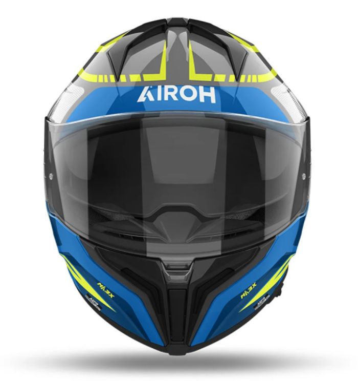 Шлем модуляр Airoh Matryx Rider Blue Gloss