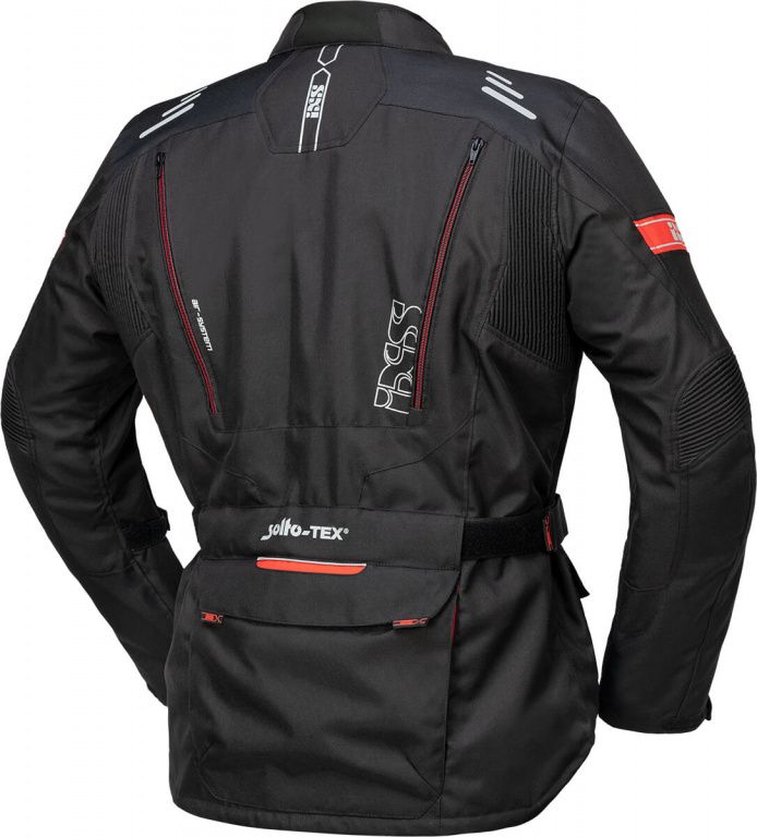 Мотокуртка текстильная IXS TOUR JACKET LORIN-ST, черный/красный