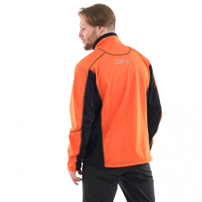 Куртка Dragonfly Explorer Black-Orange мужская Softshell
