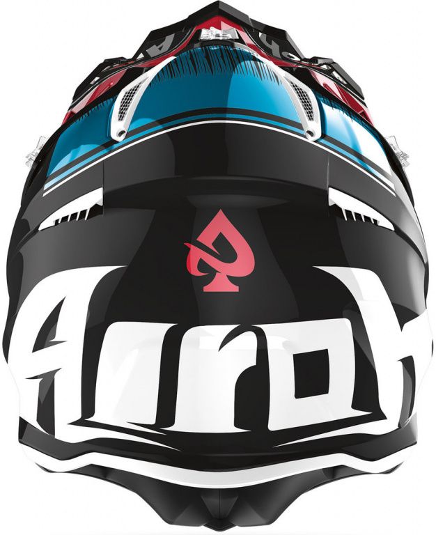 Airoh Кроссовый шлем Aviator Ace синий/красный