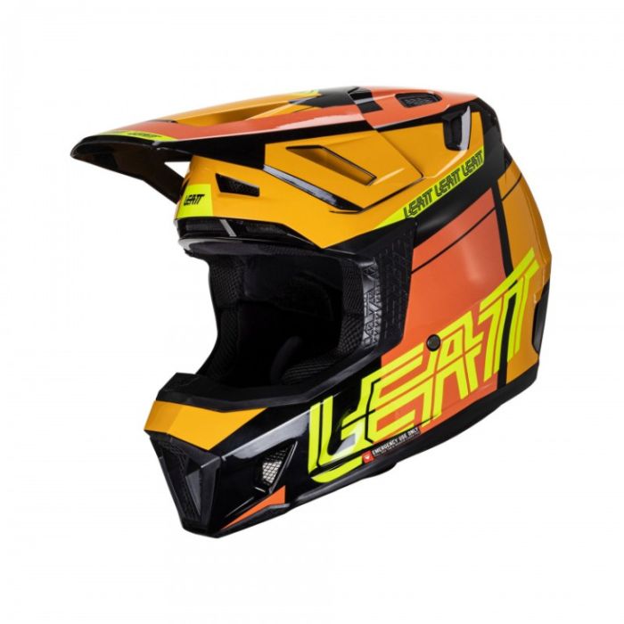 Шлем кроссовый Leatt Moto 7.5 Helmet Kit Citrus V24