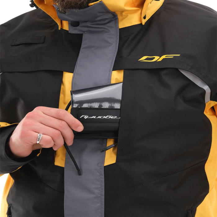 Куртка мембранная Dragonfly Quad Pro Black-yellow