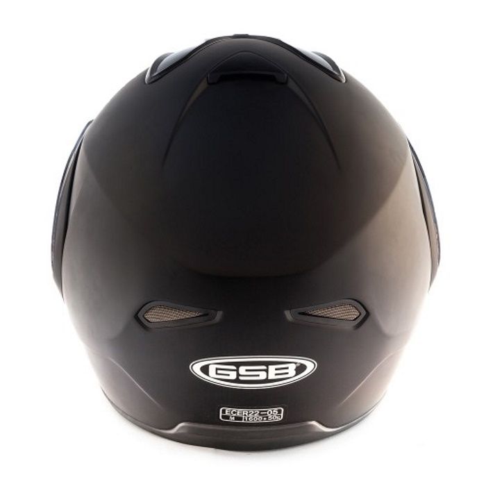 Шлем модуляр с солнцезащитными очками GSB G-339 Black Matt BT