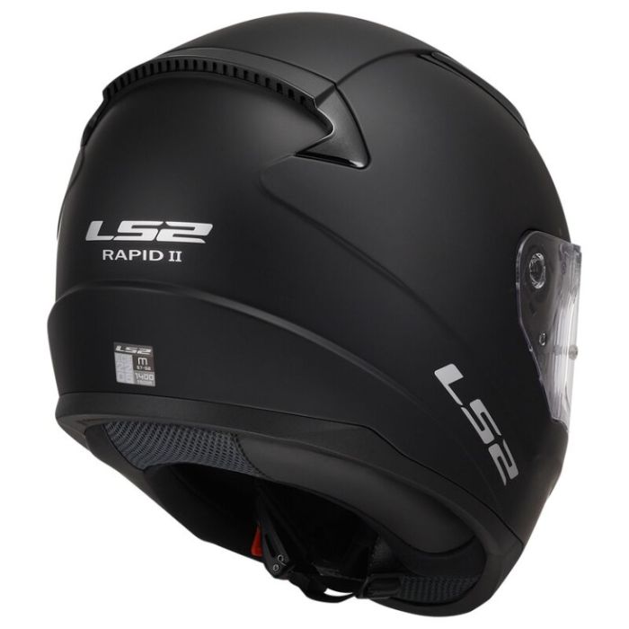 Мотошлем LS2 FF353 RAPID II SOLID черный матовый
