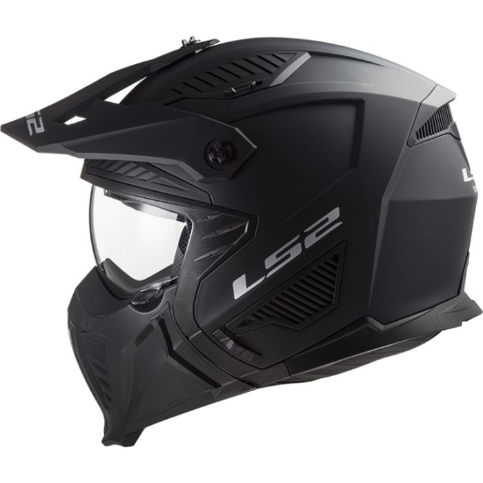 Мотошлем LS2 OF606 DRIFTER Solid, черный матовый