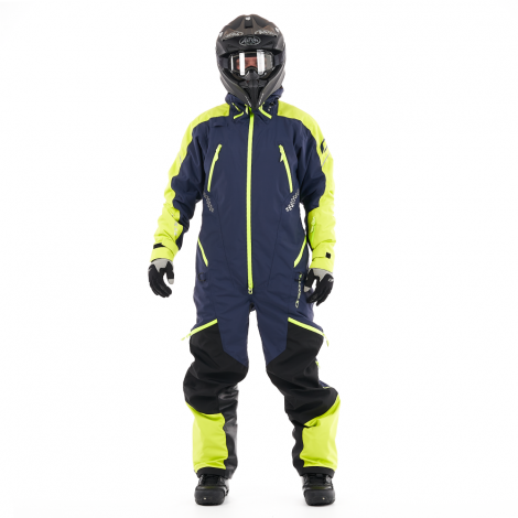 Снегоходный комбинезон Dragonfly Extreme 2.0 MAN Blue-Yellow Fluo Snowbike