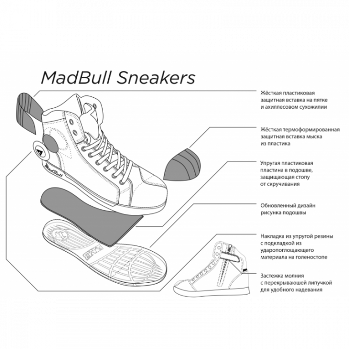 Мотокеды MadBull Sneakers Forest brown