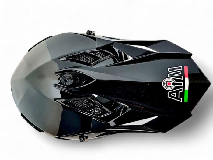 Мотошлем кроссовый AiM RH855 Black Glossy