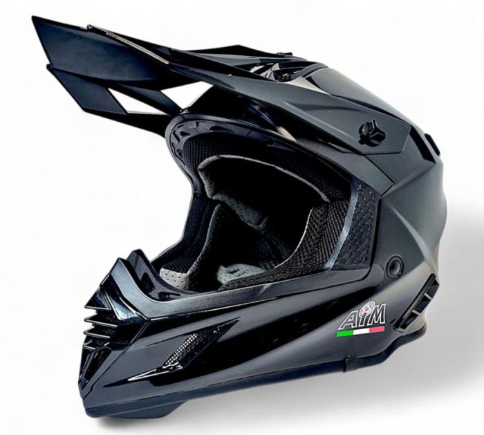 Мотошлем кроссовый AiM RH855 Black Glossy