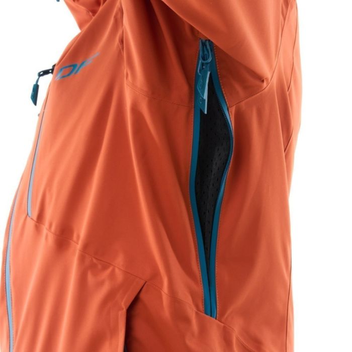 Куртка горнолыжная утепленная Dragonfly Gravity Man Brown - Blue