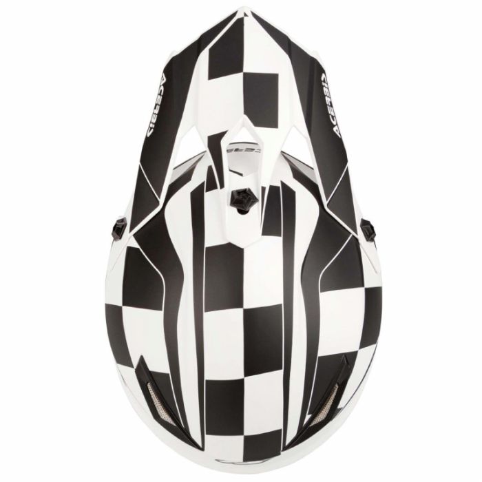 Шлем Детский Кроссовый Acerbis Impact Steel kid, белый/черный