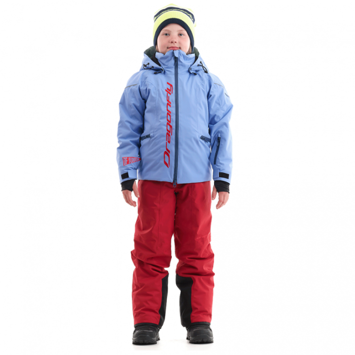 Куртка утепленная детская Dragonfly Gravity Junior Ocean-Dark Red