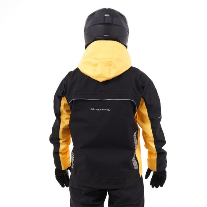Мембранная куртка Dragonfly QUAD PRO Black - Yellow 2023