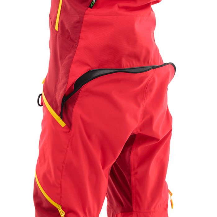 Комбинезон снегоходный утепленный Dragonfly Extreme Woman Red-Yellow