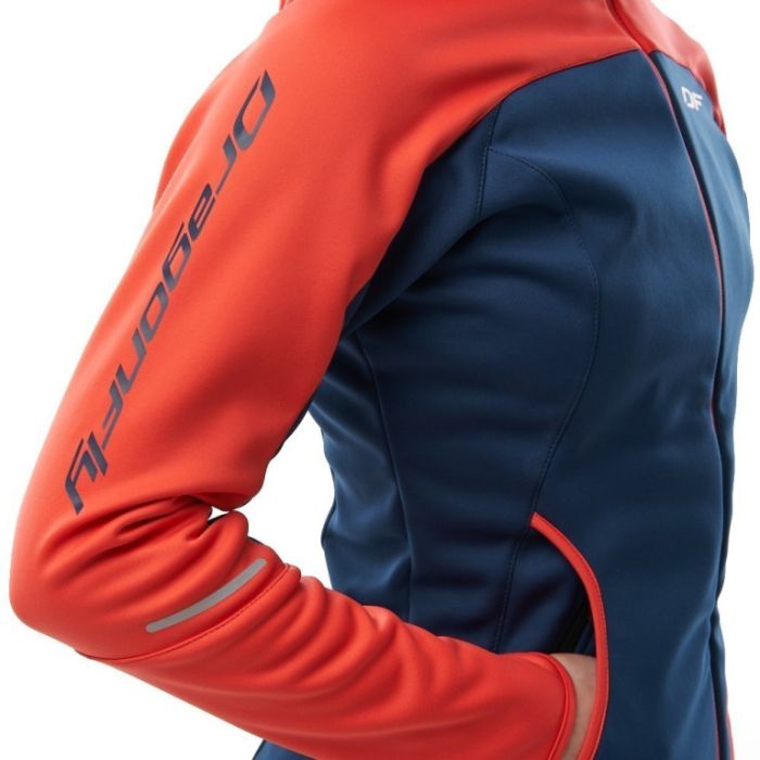 Куртка с капюшоном Dragonfly EXPLORER 2.0 Woman Coral - Ocean 2024