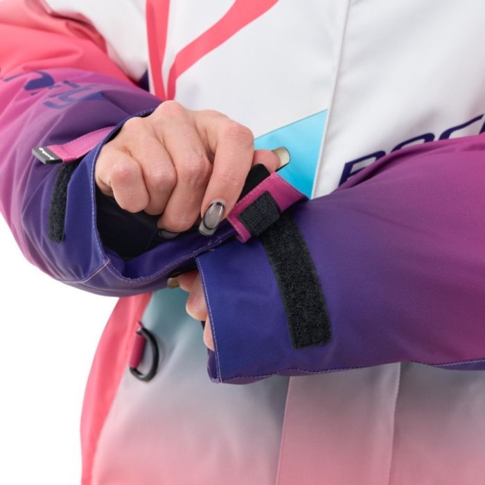 Плащ зимний Dragonfly Race Coat Winter Sunset Woman Coral - Blue