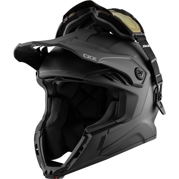 Шлем снегоходный CKX Titan AF DL Solid Carbon
