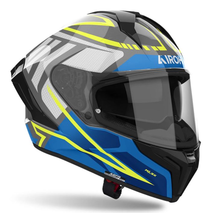 Шлем модуляр Airoh Matryx Rider Blue Gloss