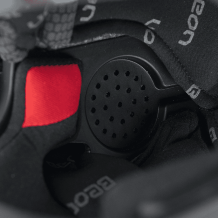 Мотошлем Beon B-500 Carbon Matt Carbon/Black/Red