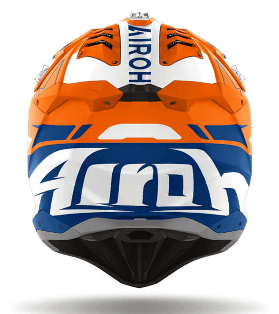Мотошлем Airoh Aviator 3 Spin Orange Fluo Matt