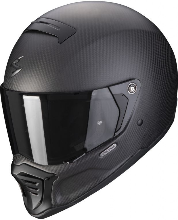 Мотошлем SCORPION EXO HX1 CARBON SE SOLID Карбон/Черный Матовый