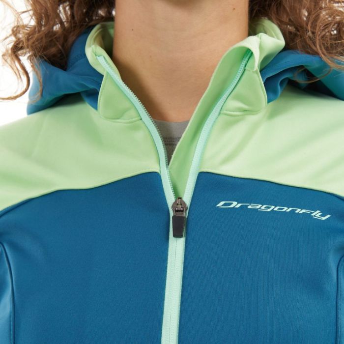 Куртка с капюшоном Dragonfly EXPLORER 2.0 Woman Green 2024
