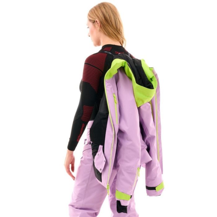Куртка горнолыжная утепленная Dragonfly Gravity Woman Purple - Lime
