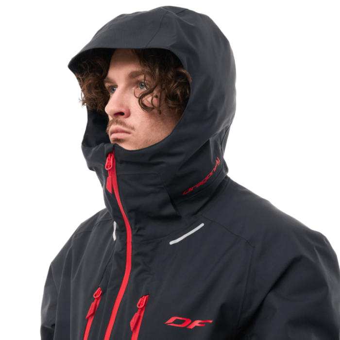 Куртка горнолыжная утепленная Dragonfly Gravity Man Black - Red