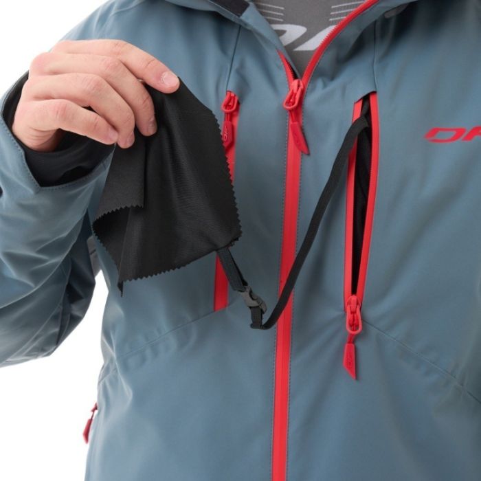 Куртка горнолыжная утепленная Dragonfly Gravity Man Grey - Red