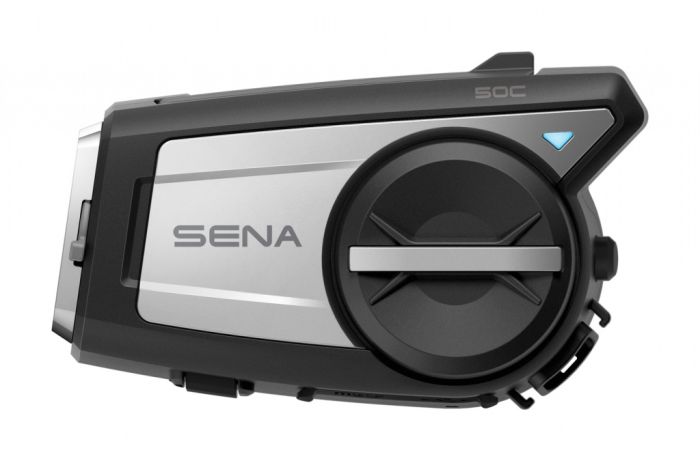 Мотогарнитура Bluetooth Sena 50C-01 с Mesh интеркомом и встроенной 4K экшн-камерой