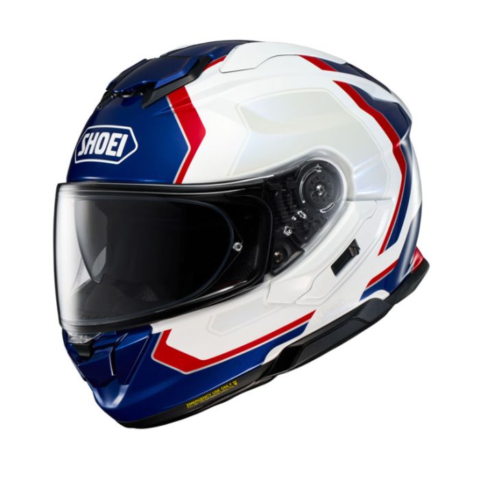Мотошлем Shoei GT-Air 3 REALM сине-бело-красный