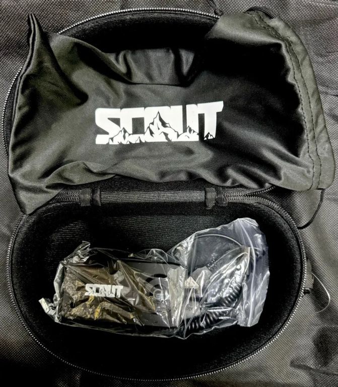 Очки с подогревом Scout Vision-X Heated Goggles Black, Yellow lens