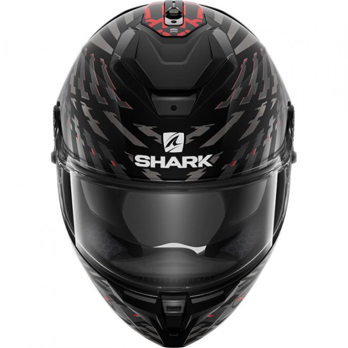Мотошлем интеграл Shark Spartan Gt E-Brake черный-серый-красный