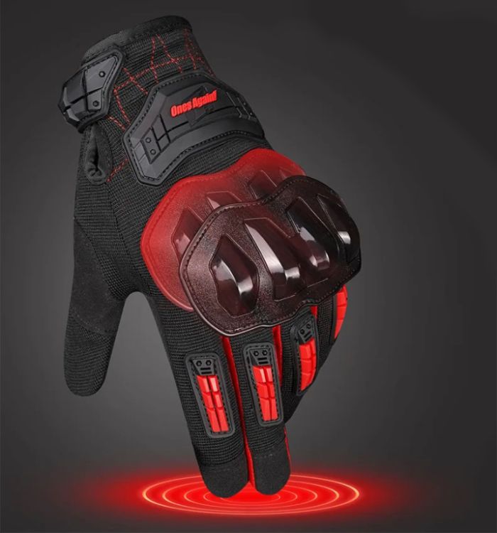 Мотоперчатки Ones Again MG-14, black-red