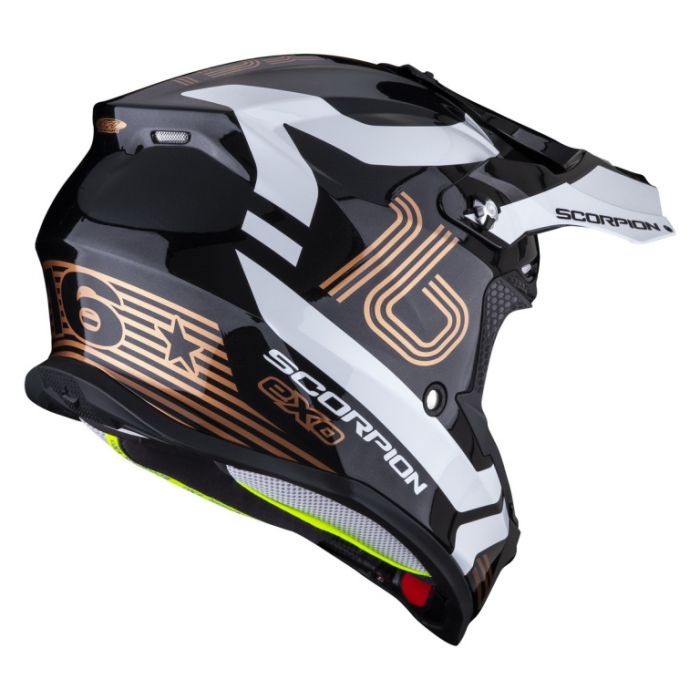 Мотошлем Scorpion Exo VX-16 EVO AIR TUB Черный/Золотистый