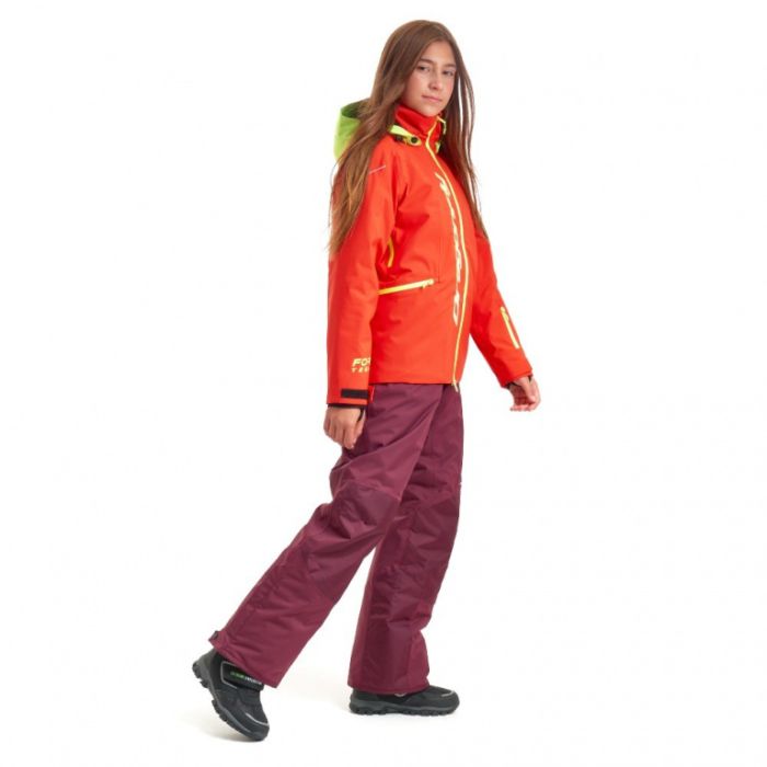 Куртка утепленная Dragonfly Teenager Gravity 2023 Red-Yellow