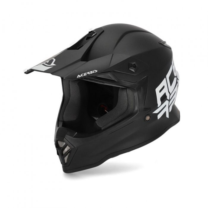 Мотошлем кроссовый детский Acerbis Impact Steel черный