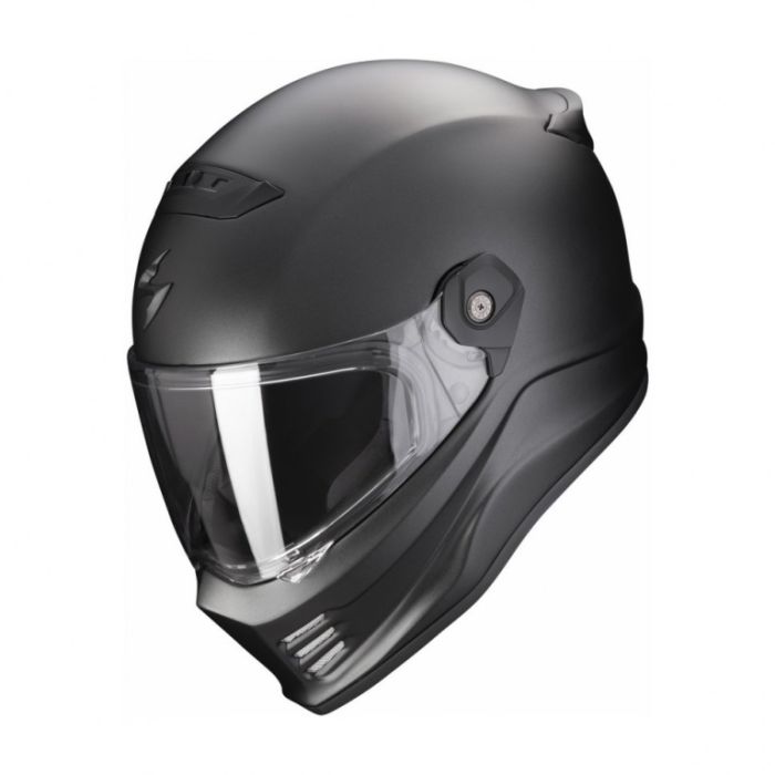Мотошлем SCORPION EXO COVERT-FX SOLID Черный Матовый
