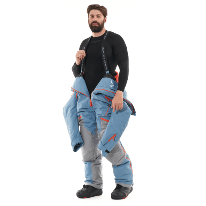 Комбинезон снегоходный Dragonfly Extreme MAN Blue-Grey Утепленный