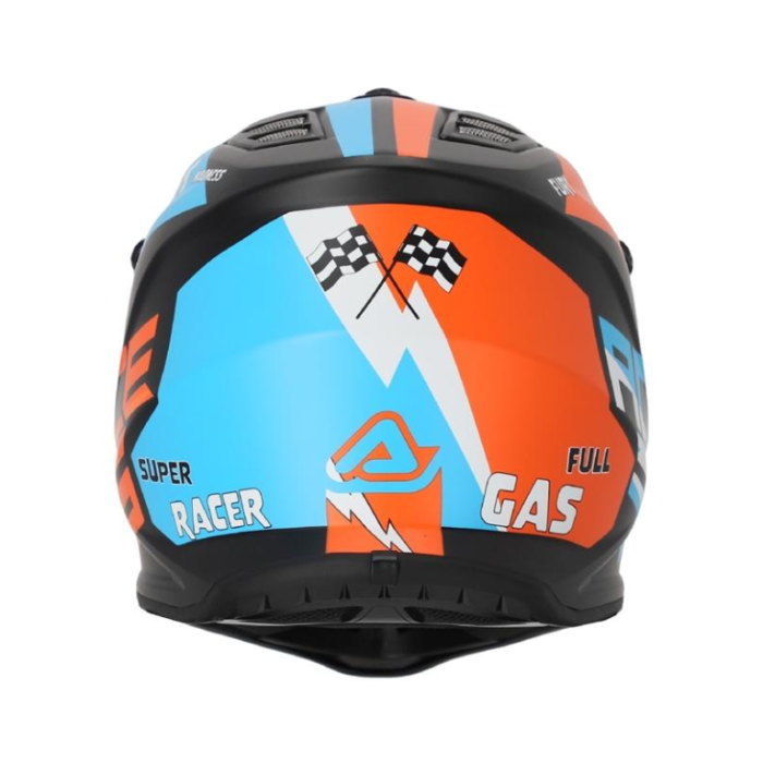 Мотошлем детский кроссовый Acerbis Profile Junior Black/Orange