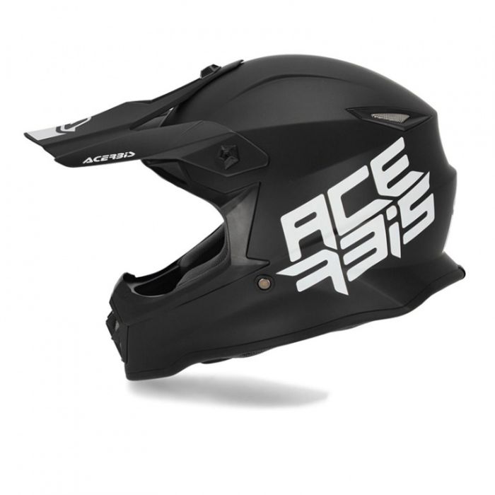 Мотошлем кроссовый детский Acerbis Impact Steel черный