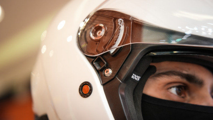 Открытый мотошлем с IXS iXS92 FG 1.0 белый глянец