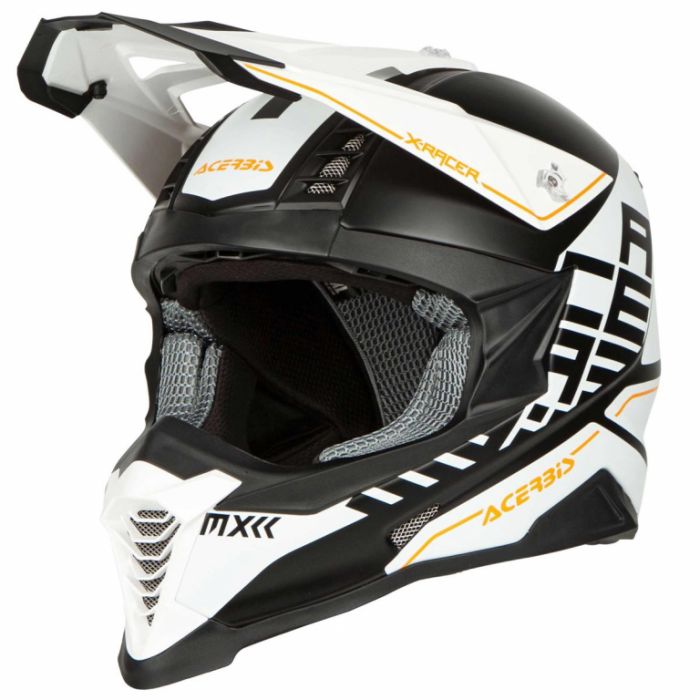 Мотошлем кроссовый Acerbis X-RACER VTR White/Black