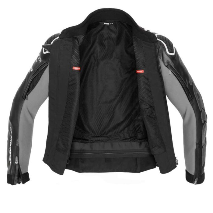 Куртка SPIDI DP PROGRESSIVE LEATHER Black/White